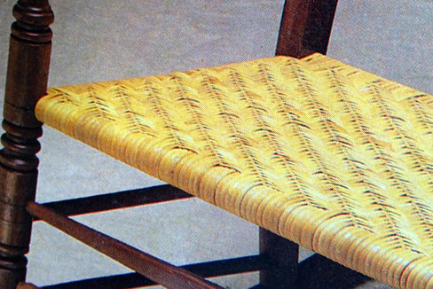 Wide Cane Back Seat Restored